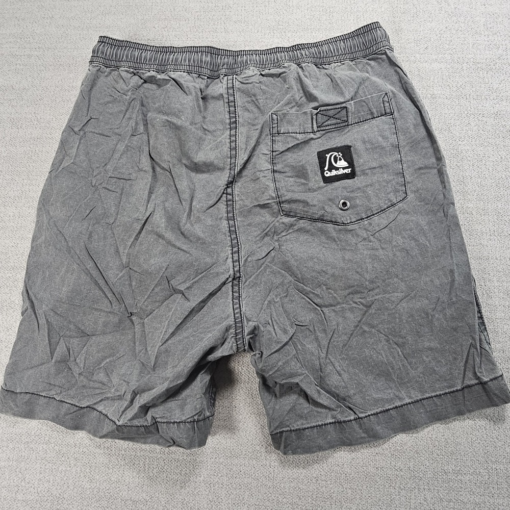 Quiksilver Boys Black Short Drawstring Pockets Size Large - Picture 2 of 16
